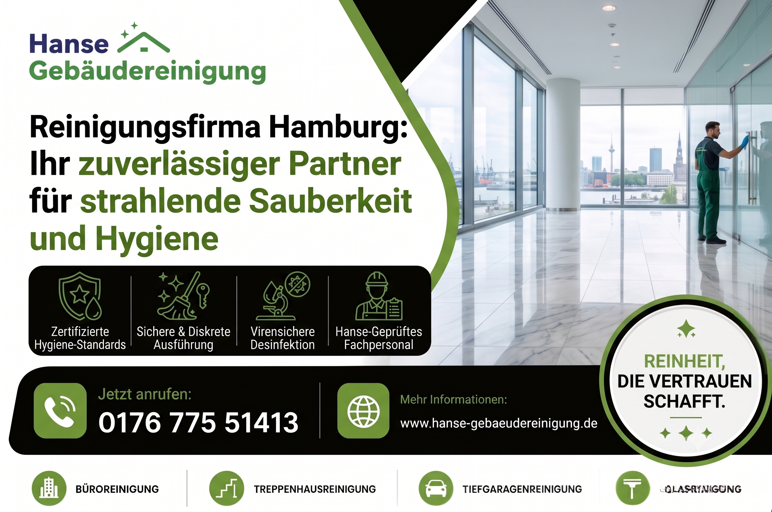 Reinigungsfirma Hamburg: Ihr zuverlässiger Partner für strahlende Sauberkeit und Hygiene
