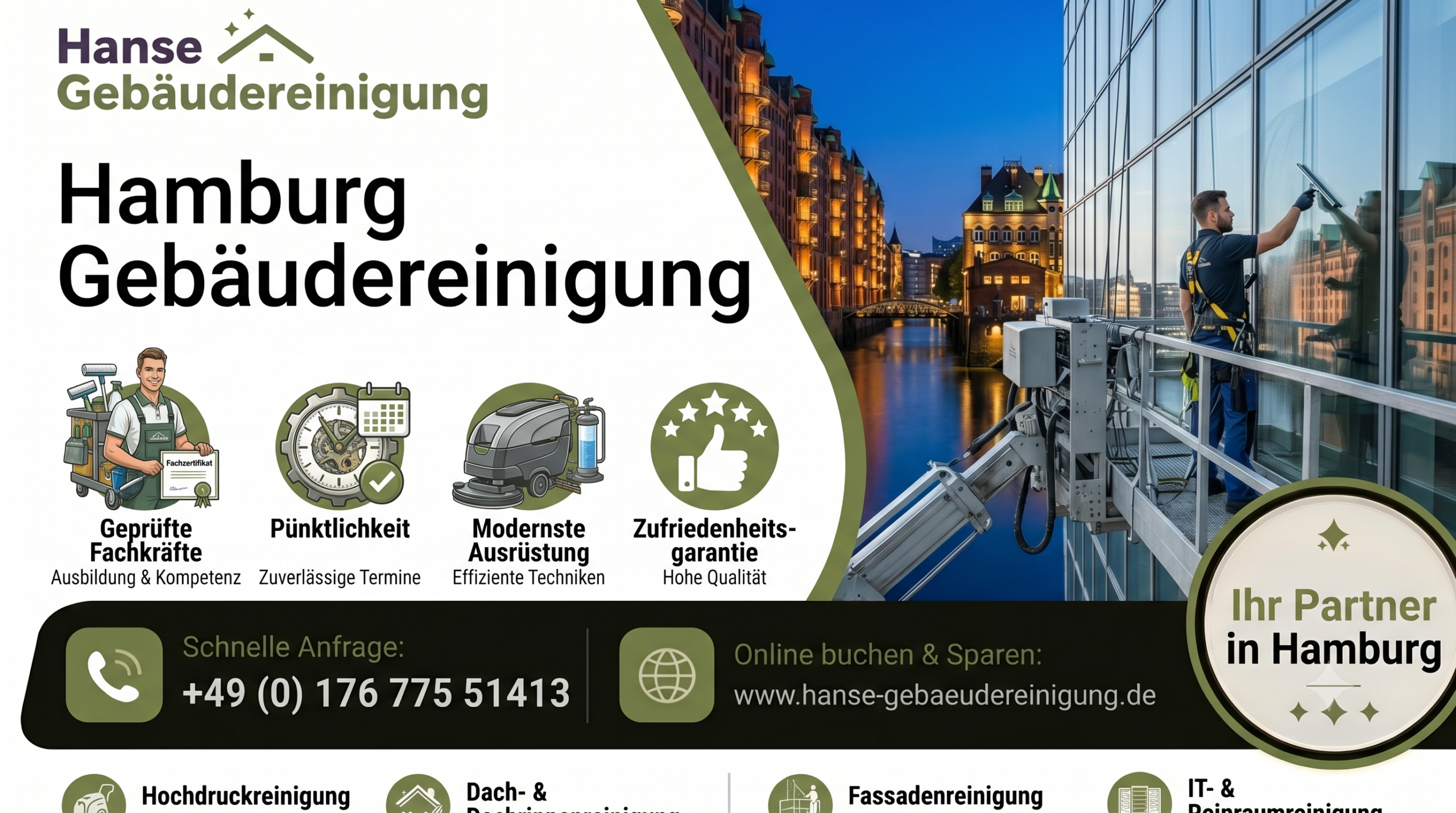 Hamburg Gebäudereinigung: Ihr professioneller Partner für strahlende Sauberkeit an der Elbe