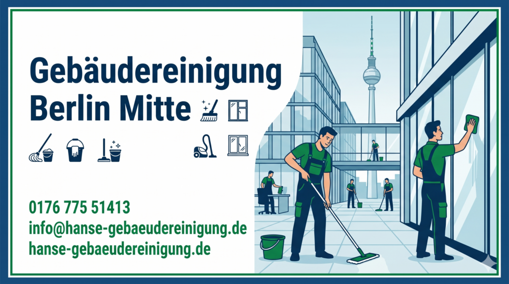 Gebäudereinigung Berlin Mitte: Ihr professioneller Partner für kompromisslose Sauberkeit